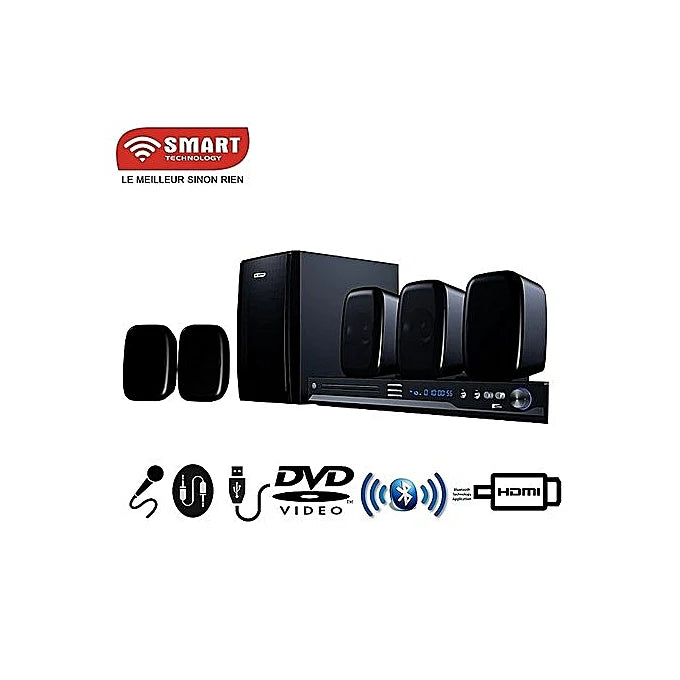 SMART TECHNOLOGY Home Cinéma STH-5211- 245 Watts - Karaoké Port Usb / HDMI / Bluetooth SMART TECHNOLOGY Home Cinéma STH-5211- 245 Watts - Karaoké Port Usb / HDMI / Bluetooth